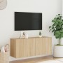 Mueble para TV de pared roble Sonoma 100x30x41 cm en Muebles TV | Comprar online en Foru.es