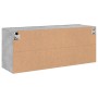 Mueble para TV de pared gris hormigón 100x30x41 cm en Muebles TV | Comprar online en Foru.es