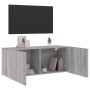 Mueble para TV de pared gris Sonoma 100x30x41 cm en Muebles TV | Comprar online en Foru.es