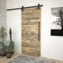 Beschlagsatz für SKIEN Schiebetüren Stahl schwarz 183cm von vidaXL, Türrahmen - Ref: Foro24-145260, Preis: 65,82 €, Rabatt: %