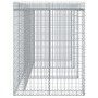 Muro de gaviones para contenedor de basura hierro 270x91x120 cm de vidaXL, Soportes para contenedores de residuos - Ref: Foro...