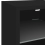 Mueble de TV de pared con luces LED negro 30x28,5x30 cm en Muebles TV | Comprar online en Foru.es