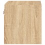 Muebles TV de pared luces LED 2 uds roble Sonoma 30x28,5x30 cm en Muebles TV | Comprar online en Foru.es