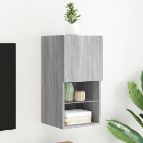 Mueble para TV con luces LED gris Sonoma 30,5x30x60 cm en Muebles TV | Comprar online en Foru.es