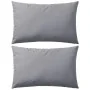 Cojines para exteriores 2 unidades 60x40 cm gris de vidaXL, Cojines - Ref: Foro24-132304, Precio: 30,95 €, Descuento: %