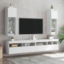 Mueble para TV con luces LED blanco 30,5x30x90 cm en Muebles TV | Comprar online en Foru.es