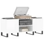 Furniture made of white glossy plywood discs 121x38x48 cm by vidaXL, CD and DVD storage - Ref: Foro24-831686, Price: 83,18 €,...