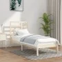 Estructura de cama madera maciza de pino 90x200 cm de vidaXL, Camas y somieres - Ref: Foro24-3105780, Precio: 82,15 €, Descue...