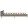 Estructura de cama con cabecero de tela gris oscuro 120x200 cm de vidaXL, Camas y somieres - Ref: Foro24-347400, Precio: 107,...