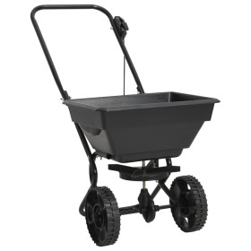 Carrito de mano esparcidor de sal PVC y acero 92x46x70 cm 15 L de vidaXL, Esparcidores - Ref: Foro24-142965, Precio: 70,80 €,...