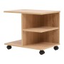 Estantería con rueda 50x35x42 cm color roble de vidaXL, Librerías y estanterías - Ref: Foro24-245723, Precio: 53,97 €, Descue...