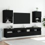 Mueble para TV con luces LED negro 40,5x30x60 cm en Muebles TV | Comprar online en Foru.es