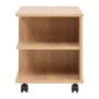 Estantería con rueda 50x35x42 cm color roble de vidaXL, Librerías y estanterías - Ref: Foro24-245723, Precio: 53,97 €, Descue...