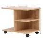Estantería con rueda 50x35x42 cm color roble de vidaXL, Librerías y estanterías - Ref: Foro24-245723, Precio: 52,91 €, Descue...