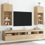 Muebles de TV con luces LED 2 uds roble Sonoma 40,5x30x90 cm en Muebles TV | Comprar online en Foru.es
