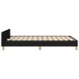 Estructura de cama con cabecero de tela negro 120x200 cm de vidaXL, Camas y somieres - Ref: Foro24-347401, Precio: 132,92 €, ...