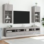 Mueble para TV con luces LED gris Sonoma 40,5x30x90 cm en Muebles TV | Comprar online en Foru.es