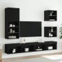 Mueble para TV con luces LED negro 40,5x30x102 cm en Muebles TV | Comprar online en Foru.es