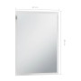 Espejo de pared de baño con LED 60x80 cm en Espejos | Comprar online en Foru.es