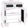 Aparador marrón madera pino maciza y ratán natural 60x30x75 cm de vidaXL, Aparadores - Ref: Foro24-345638, Precio: 143,94 €, ...