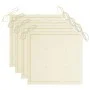 Sillas de jardín con cojines 4 unidades madera maciza de acacia de vidaXL, Sillas de jardín - Ref: Foro24-3061172, Precio: 31...