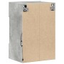 Armarios de pared con luces LED para TV 2 uds gris hormigón 40x30x60,5 cm en Muebles TV | Comprar online en Foru.es