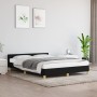 Estructura de cama con cabecero de tela negro 140x190 cm de vidaXL, Camas y somieres - Ref: Foro24-347409, Precio: 117,18 €, ...