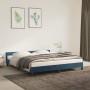 Estructura cama con cabecero terciopelo azul oscuro 160x200 cm de vidaXL, Camas y somieres - Ref: Foro24-347583, Precio: 132,...