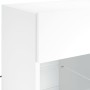 Mueble de TV de pared con luces LED blanco 58,5x30x60,5 cm en Muebles TV | Comprar online en Foru.es