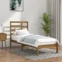 Estructura de cama madera maciza marrón miel 100x200 cm de vidaXL, Camas y somieres - Ref: Foro24-3105788, Precio: 103,90 €, ...