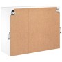 Mueble de TV de pared con luces LED blanco 78,5x30x60,5 cm en Muebles TV | Comprar online en Foru.es