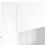 Mueble de TV de pared con luces LED blanco 78,5x30x60,5 cm en Muebles TV | Comprar online en Foru.es