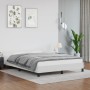 Estructura de cama cabecero cuero sintético blanco 140x190 cm de vidaXL, Camas y somieres - Ref: Foro24-347496, Precio: 108,0...