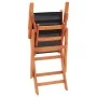 Sillas plegables jardín 2 uds madera eucalipto textilene negro de vidaXL, Sillas de jardín - Ref: Foro24-48692, Precio: 151,1...
