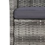 Set de comedor de jardín 11 pzas y cojines ratán sintético gris de vidaXL, Conjuntos de jardín - Ref: Foro24-43957, Precio: 9...