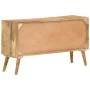 Aparador de madera maciza de mango 110x30x60 cm de vidaXL, Aparadores - Ref: Foro24-246145, Precio: 278,93 €, Descuento: %