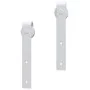 Hardware kit for white steel sliding doors 183 cm by vidaXL, doorframes - Ref: Foro24-151707, Price: 63,75 €, Discount: %