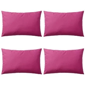 Cojines para exteriores 60x40 cm rosa 4 unidades de vidaXL, Cojines - Ref: Foro24-132297, Precio: 76,56 €, Descuento: %