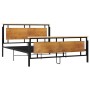 Estructura de cama de metal 160x200 cm de vidaXL, Camas y somieres - Ref: Foro24-324873, Precio: 180,50 €, Descuento: %
