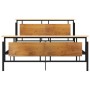 Estructura de cama de metal 160x200 cm de vidaXL, Camas y somieres - Ref: Foro24-324873, Precio: 180,50 €, Descuento: %