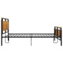 Estructura de cama de metal 160x200 cm de vidaXL, Camas y somieres - Ref: Foro24-324873, Precio: 180,50 €, Descuento: %