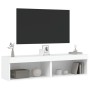 Muebles para TV con luces LED 2 uds blanco 60x30x30 cm en Muebles TV | Comprar online en Foru.es
