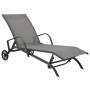 Tumbonas con mesa 2 unidades textilene y acero de vidaXL, Tumbonas - Ref: Foro24-47846, Precio: 203,74 €, Descuento: %
