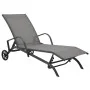 Tumbonas con mesa 2 unidades textilene y acero de vidaXL, Tumbonas - Ref: Foro24-47846, Precio: 216,81 €, Descuento: %