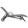Tumbonas con mesa 2 unidades textilene y acero de vidaXL, Tumbonas - Ref: Foro24-47846, Precio: 203,74 €, Descuento: %