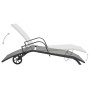 Tumbonas con mesa 2 unidades textilene y acero de vidaXL, Tumbonas - Ref: Foro24-47846, Precio: 203,74 €, Descuento: %