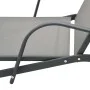 Tumbonas con mesa 2 unidades textilene y acero de vidaXL, Tumbonas - Ref: Foro24-47846, Precio: 216,81 €, Descuento: %