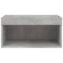 Mueble para TV con luces LED gris hormigón 60x30x30 cm en Muebles TV | Comprar online en Foru.es