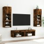 Mueble para TV con luces LED roble ahumado 60x30x30 cm en Muebles TV | Comprar online en Foru.es