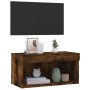 Mueble para TV con luces LED roble ahumado 60x30x30 cm en Muebles TV | Comprar online en Foru.es